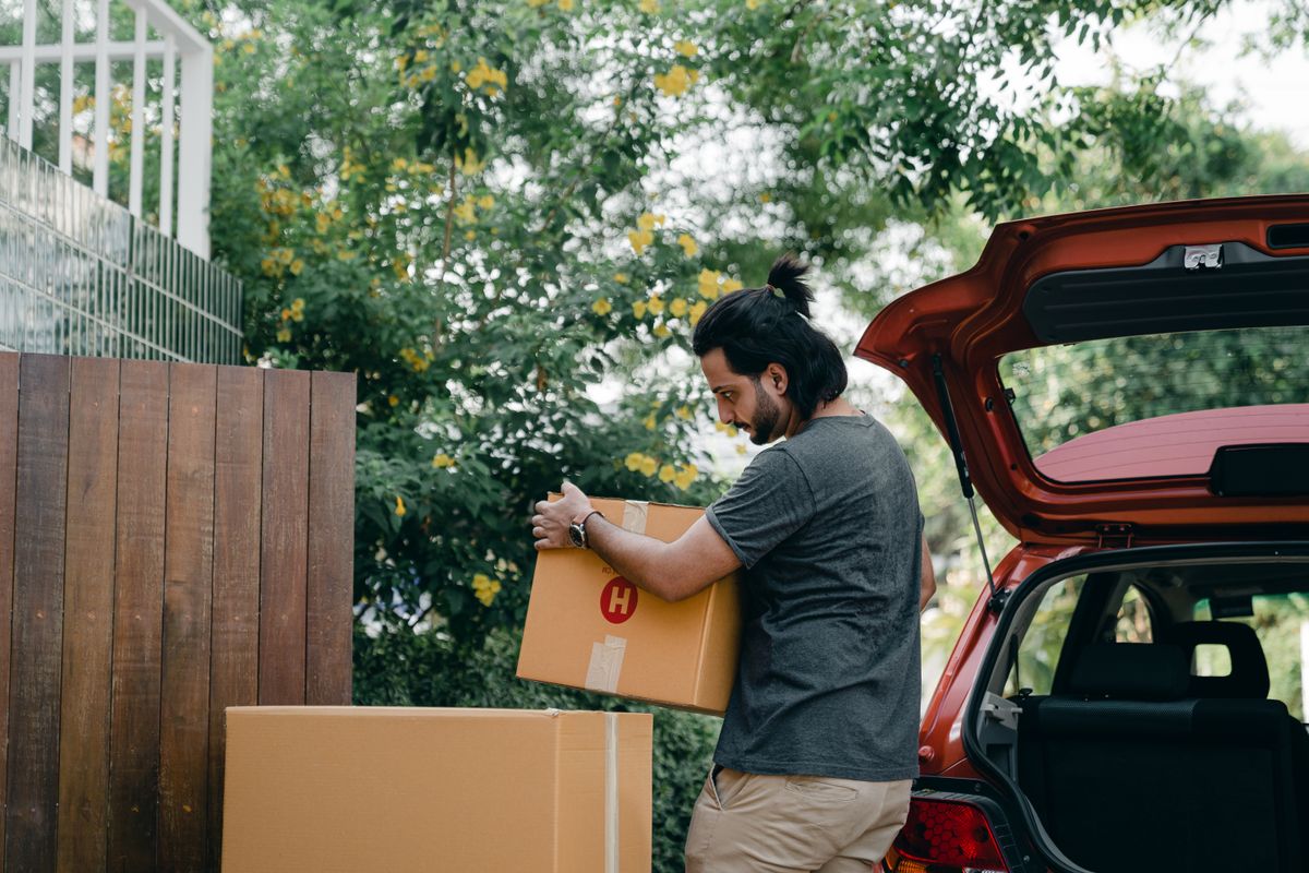 Movers packing for safe transit